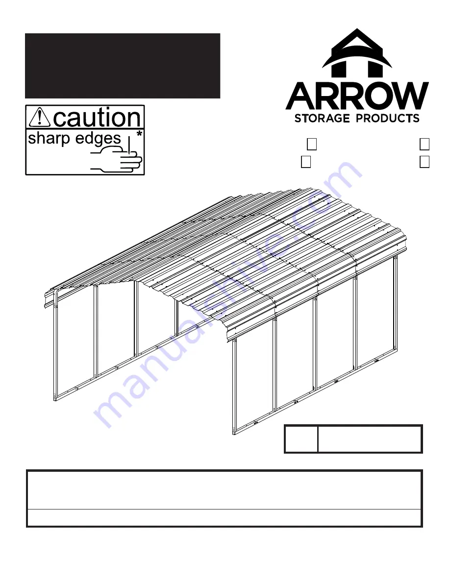 Arrow CPH122007 Owner'S Manual & Assembly Manual Download Page 1