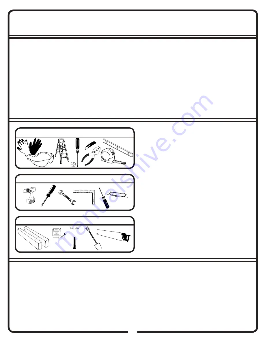 Arrow EZEE SHED EZ10872HVCC Owner'S Manual & Assembly Manual Download Page 4