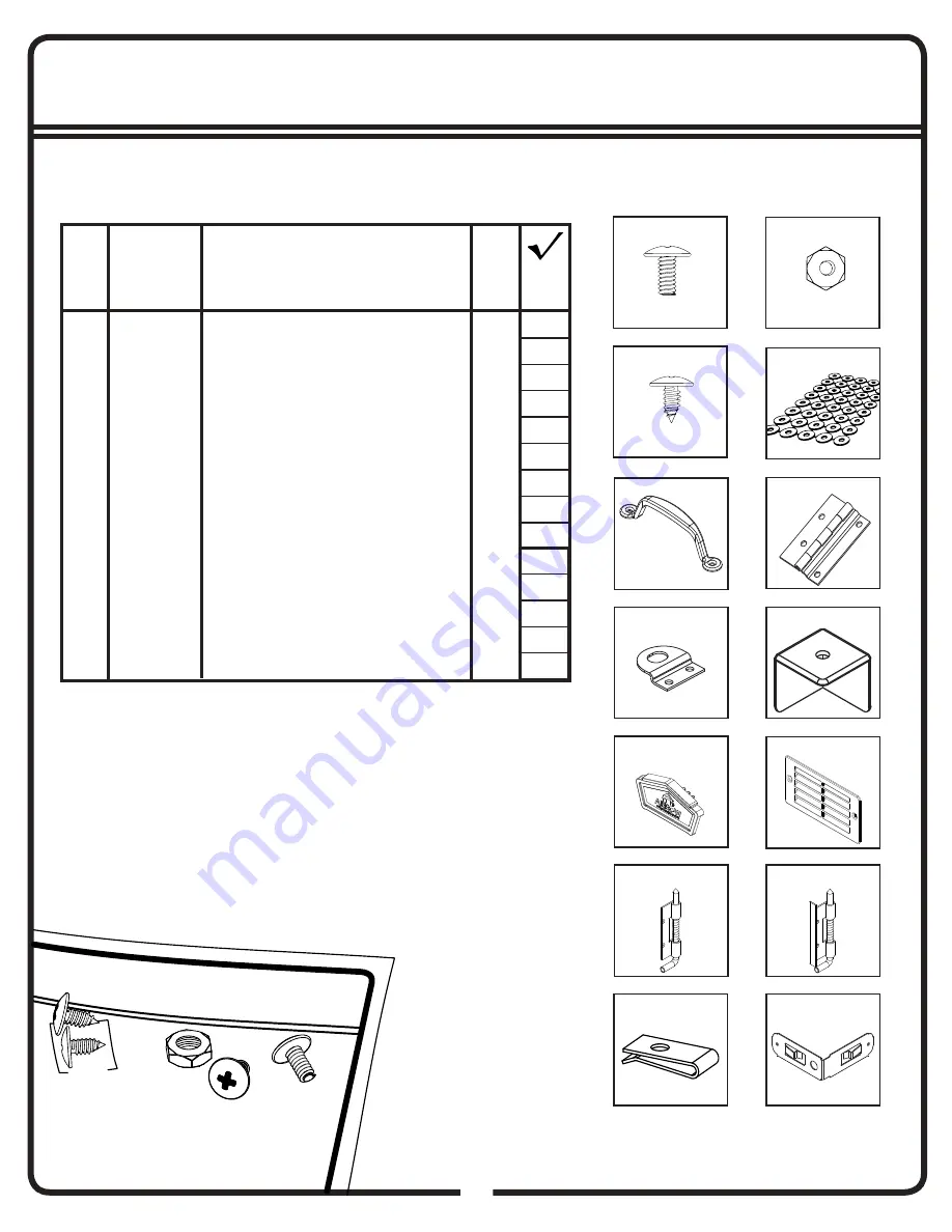 Arrow EZEE SHED EZ10872HVCC Owner'S Manual & Assembly Manual Download Page 9