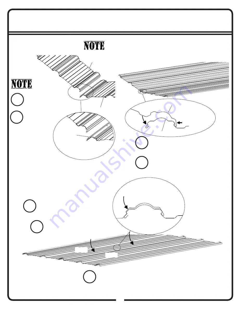 Arrow EZEE SHED EZ10872HVCC Owner'S Manual & Assembly Manual Download Page 17