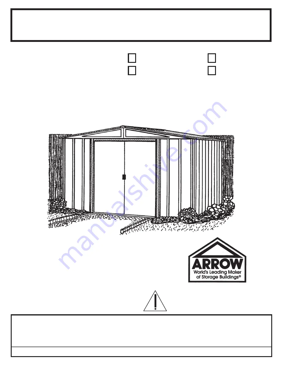 Arrow HM10667 Owner'S Manual & Assembly Instructions Download Page 1