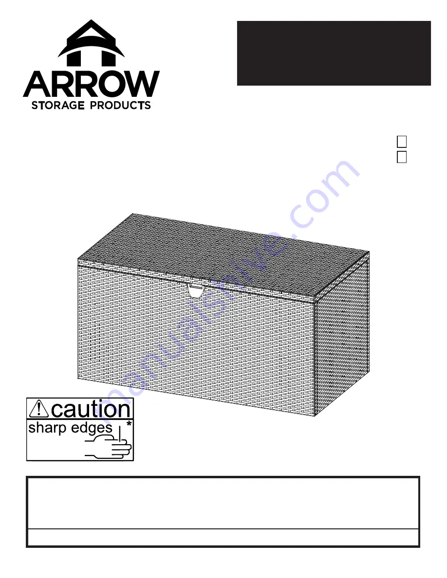 Arrow SPACEMAKER DBBWANEU Owner'S Manual & Assembly Manual Download Page 1