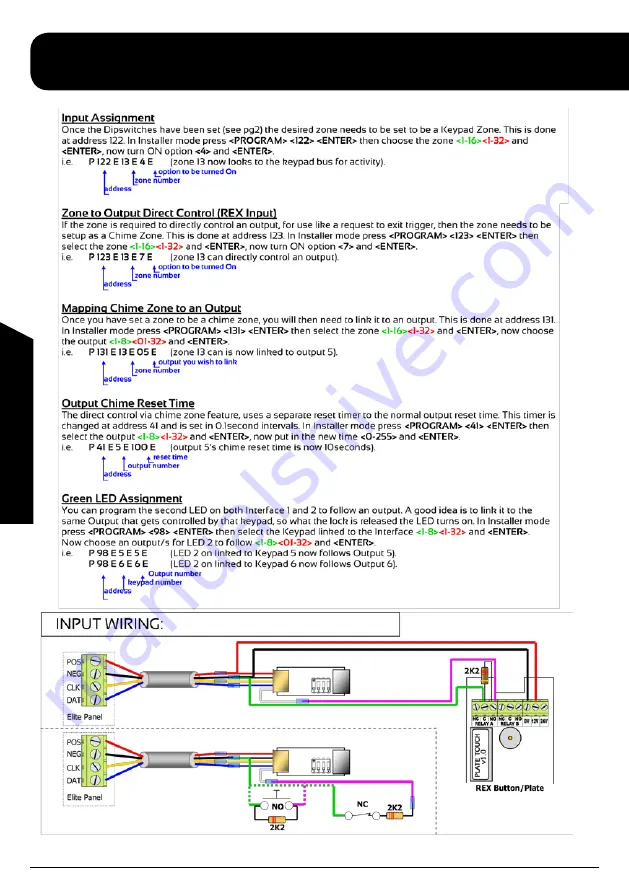 Arrowhead Alarm Products ESL-2 Installation & Programming Manual Download Page 30