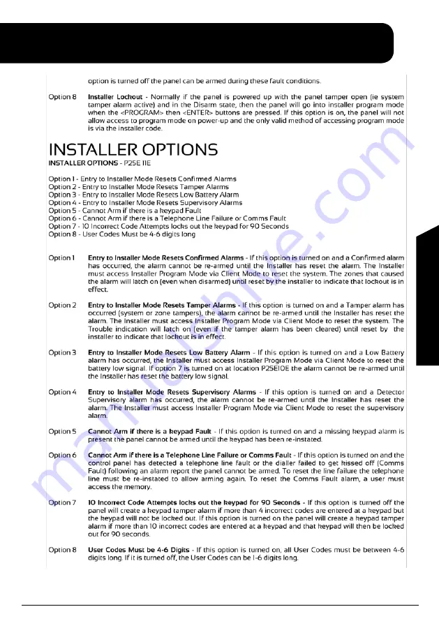 Arrowhead Alarm Products ESL-2 Installation & Programming Manual Download Page 57