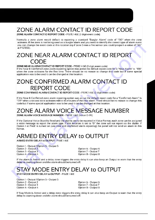 Arrowhead Alarm Products ESL-2 Installation & Programming Manual Download Page 89