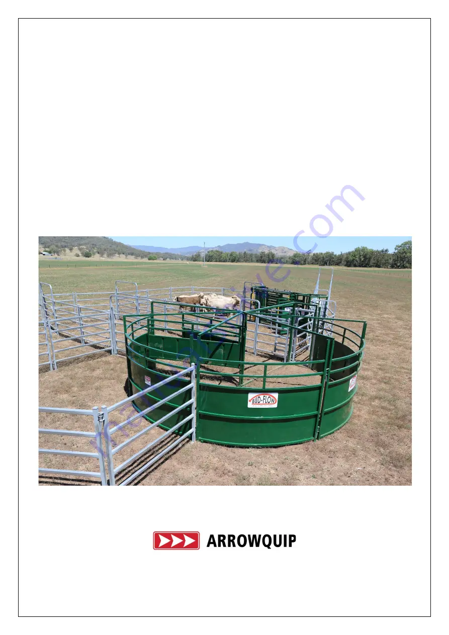 Arrowquip Bud Flow Safety Manual And Assembly Instructions Download Page 1