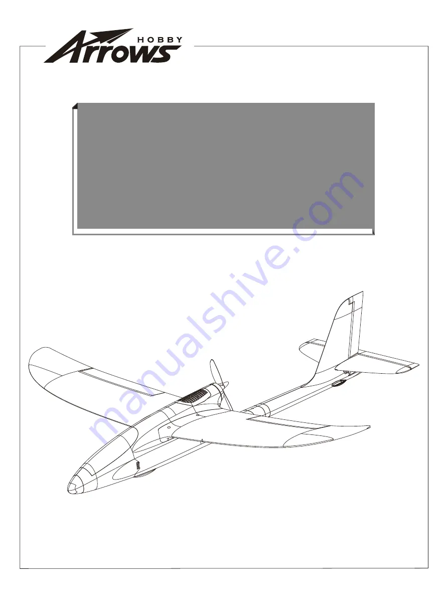 Arrows Hobby ARR022RTF Operating Manual Download Page 1