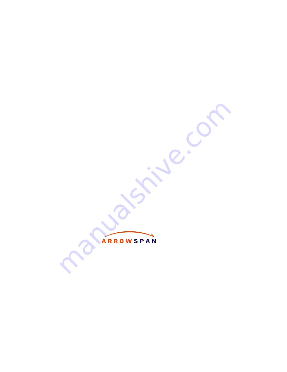 ArrowSpan MeshAP 3100 User Manual Download Page 1