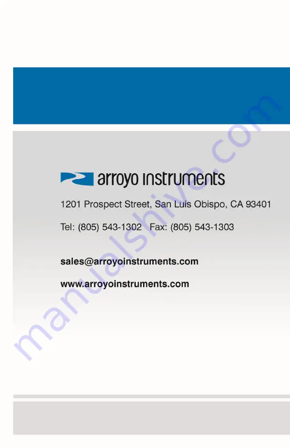 Arroyo Instruments LaserSource 4400 Series Скачать руководство пользователя страница 64