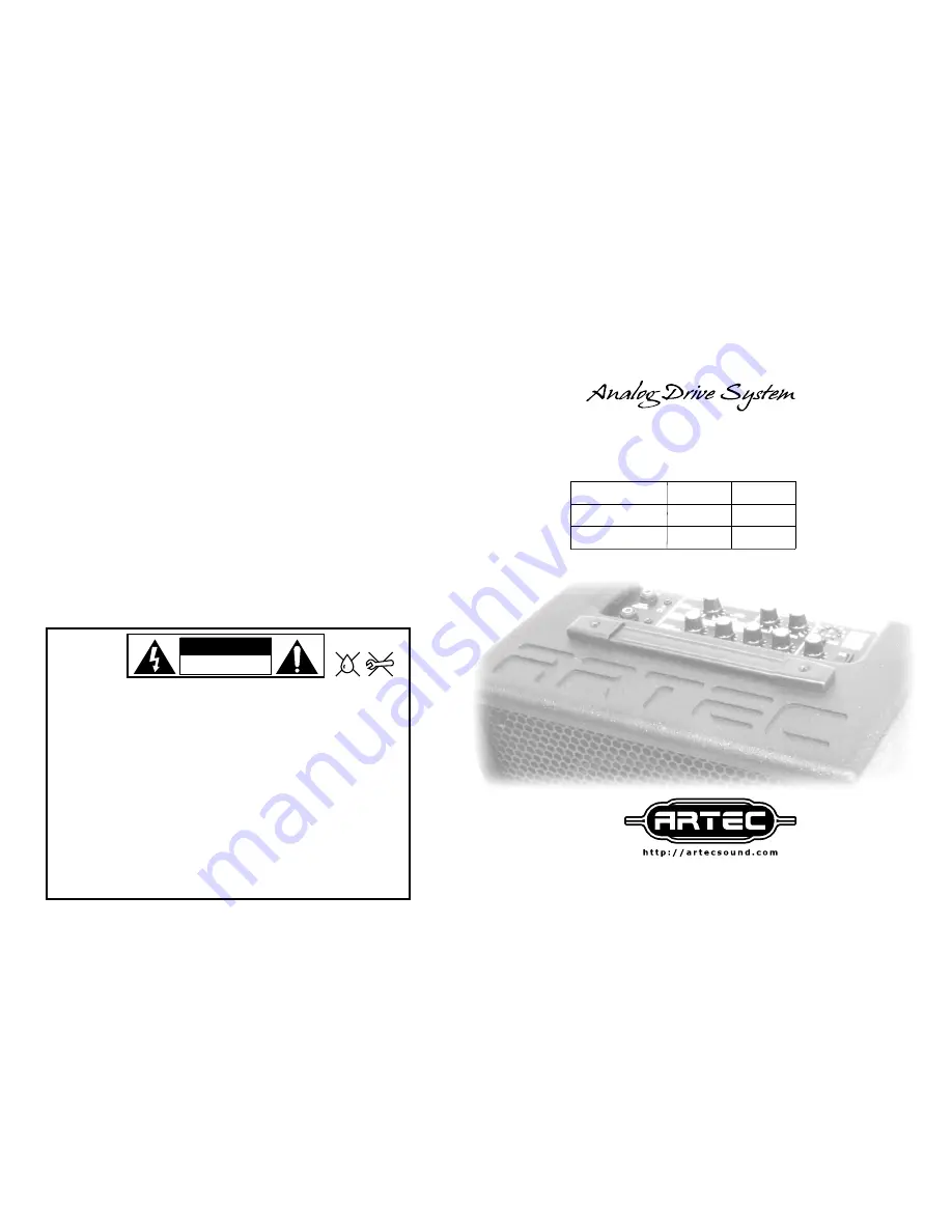 Artec B35S Operating Instructions Download Page 1