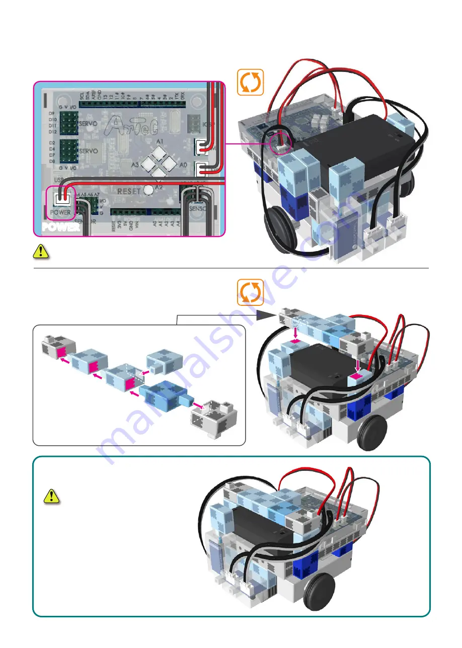 Artec Robotist Transporter Assembly Instructions Manual Download Page 10