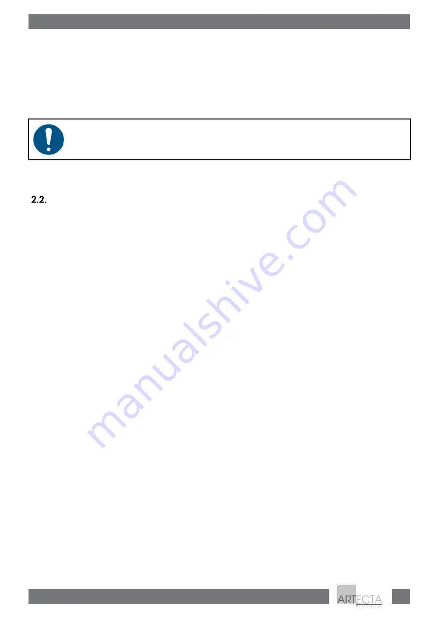 Artecta A0690101 User Manual Download Page 9