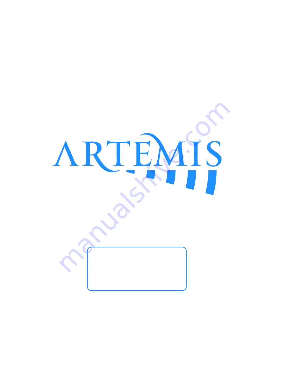 Artemis BP00707 Скачать руководство пользователя страница 72