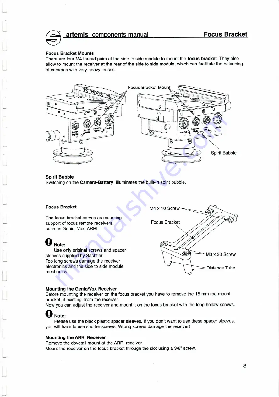 Artemis Cine Manual Download Page 10