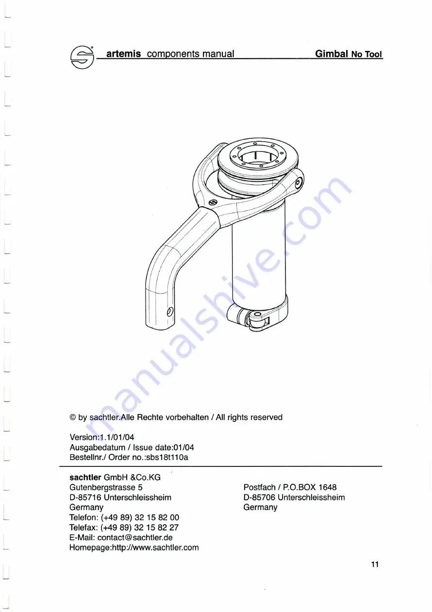 Artemis Cine Manual Download Page 13