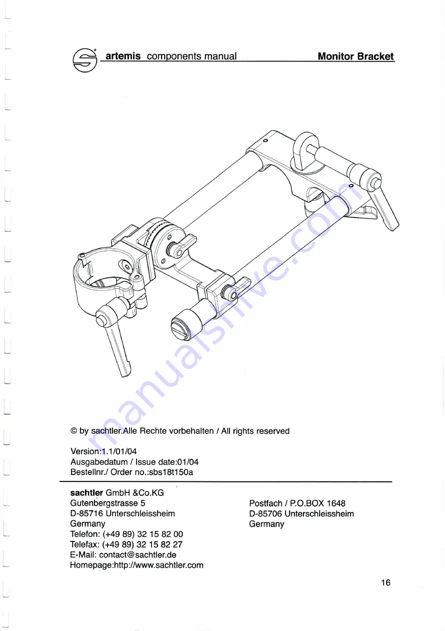 Artemis Cine Manual Download Page 18