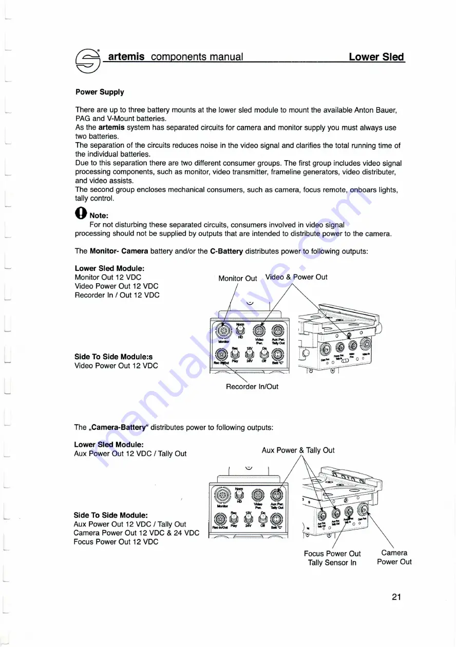 Artemis Cine Manual Download Page 23