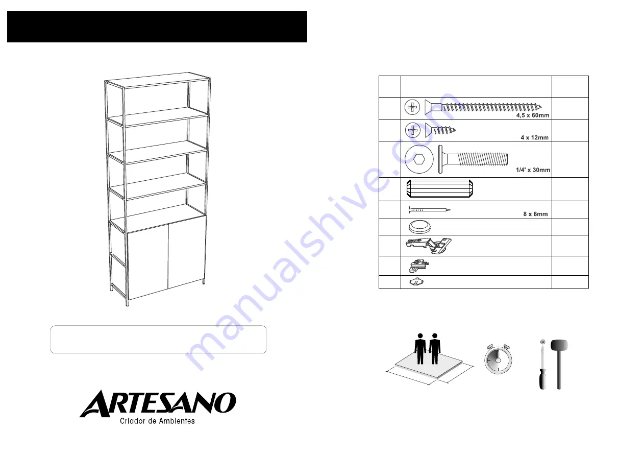 Artesano 27805 Assembly Instructions Download Page 1