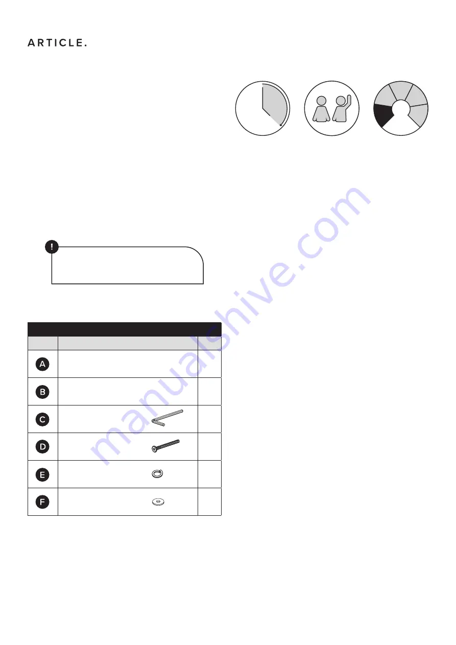 Article JORRING Assembly Instructions Download Page 2