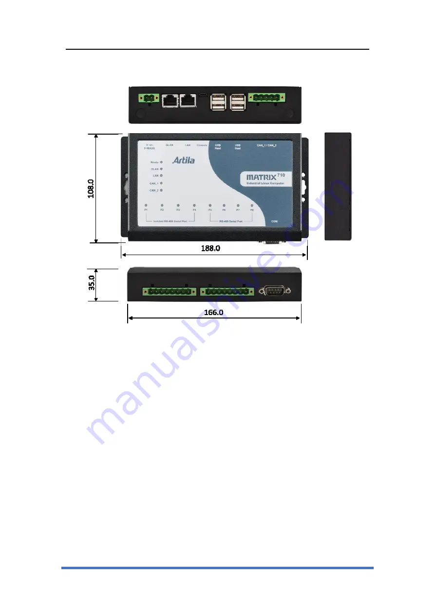 Artila Matrix-710 Hardware Manual Download Page 10