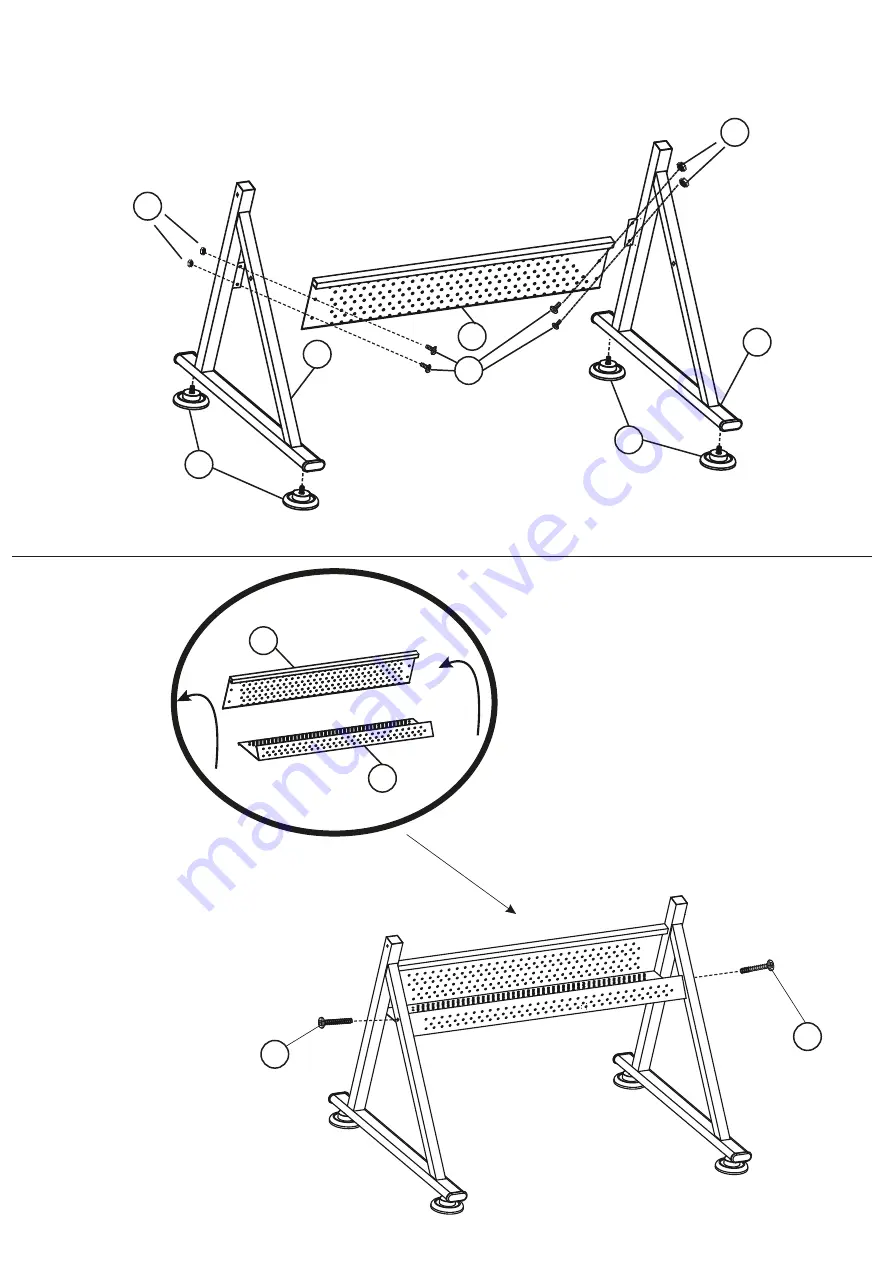 Artist's Loft 10299013 Assembly Instructions Manual Download Page 8