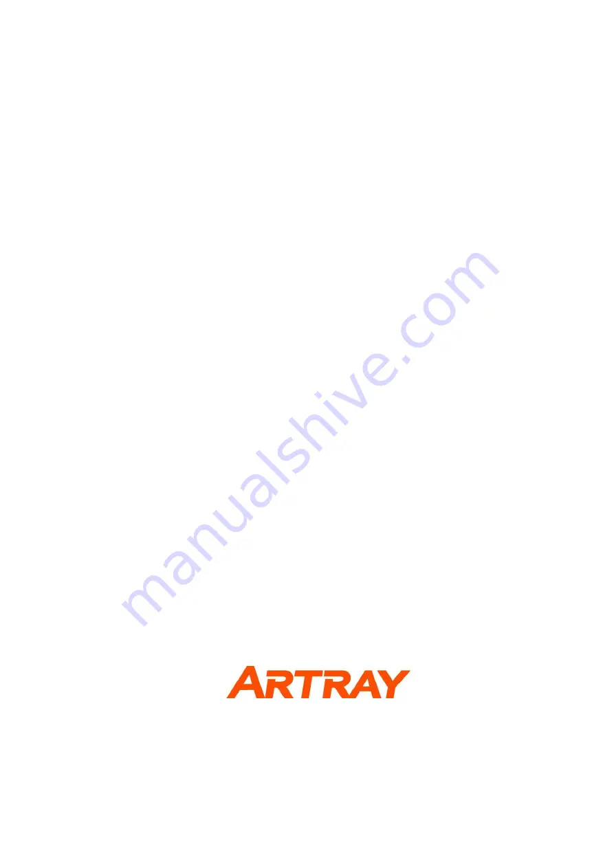 ARTRAY 1000MINI Series Instruction Booklet Download Page 1