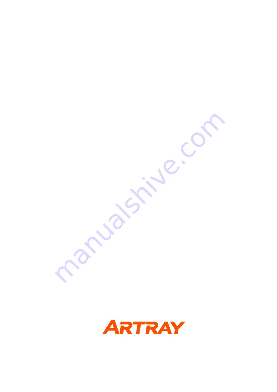 ARTRAY ARTCAM-487UV Instruction Booklet Download Page 1