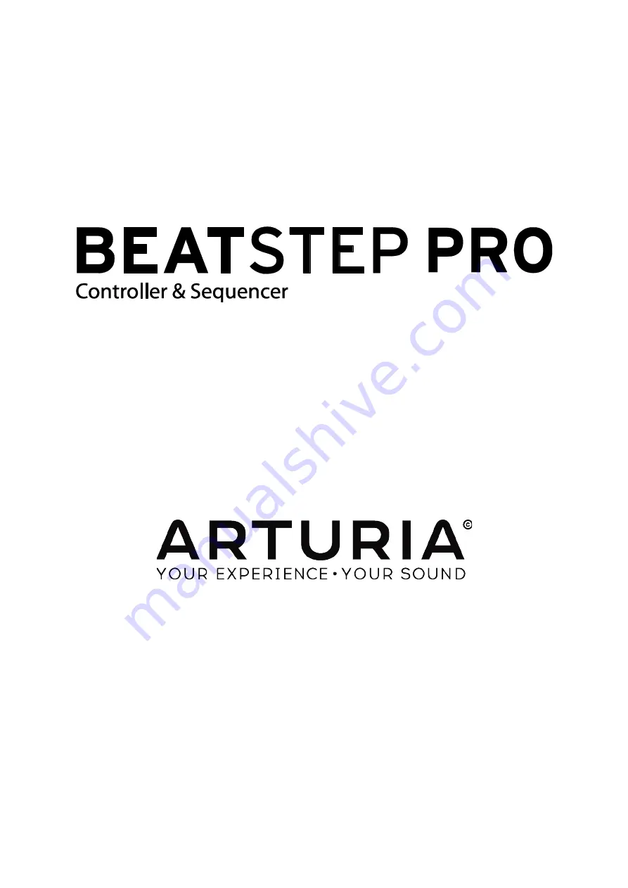 Arturia beatstep pro User Manual Download Page 1