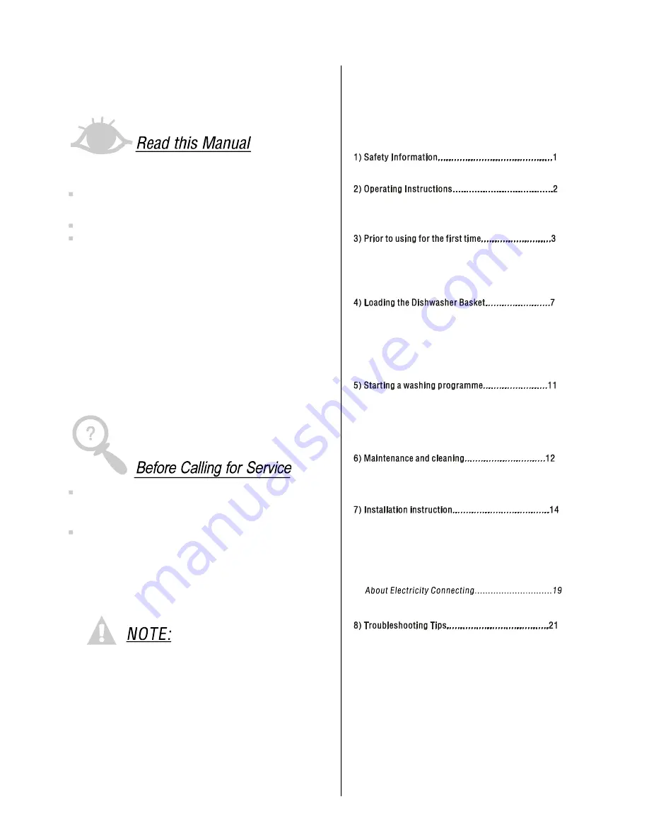 Artusi ADWFI458 Instruction Manual Download Page 2