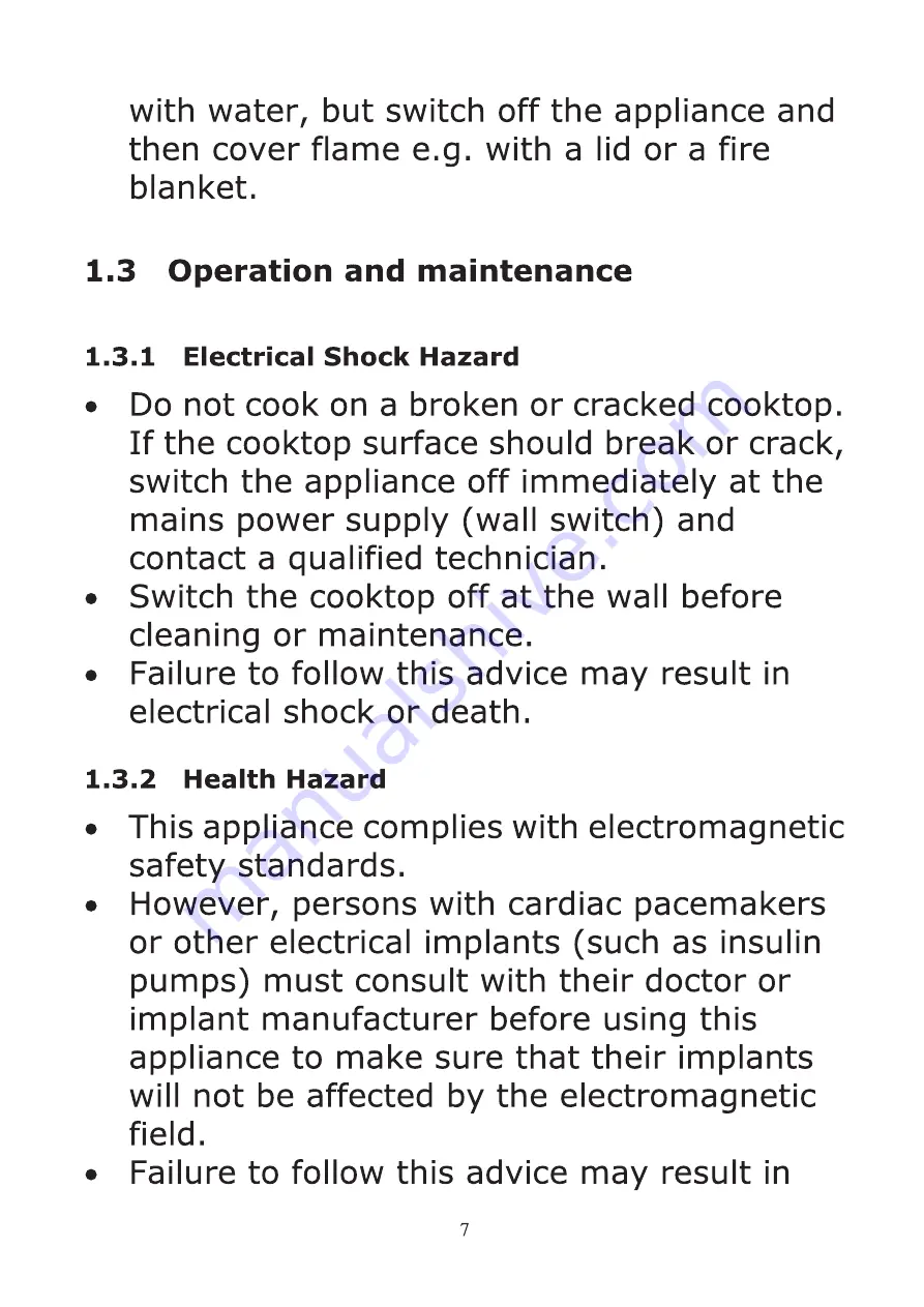 Artusi CAID95B Operation Manual Download Page 8