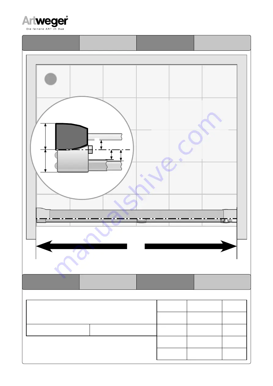 Artweger 360 9G5S Series Assembly Instructions Manual Download Page 8