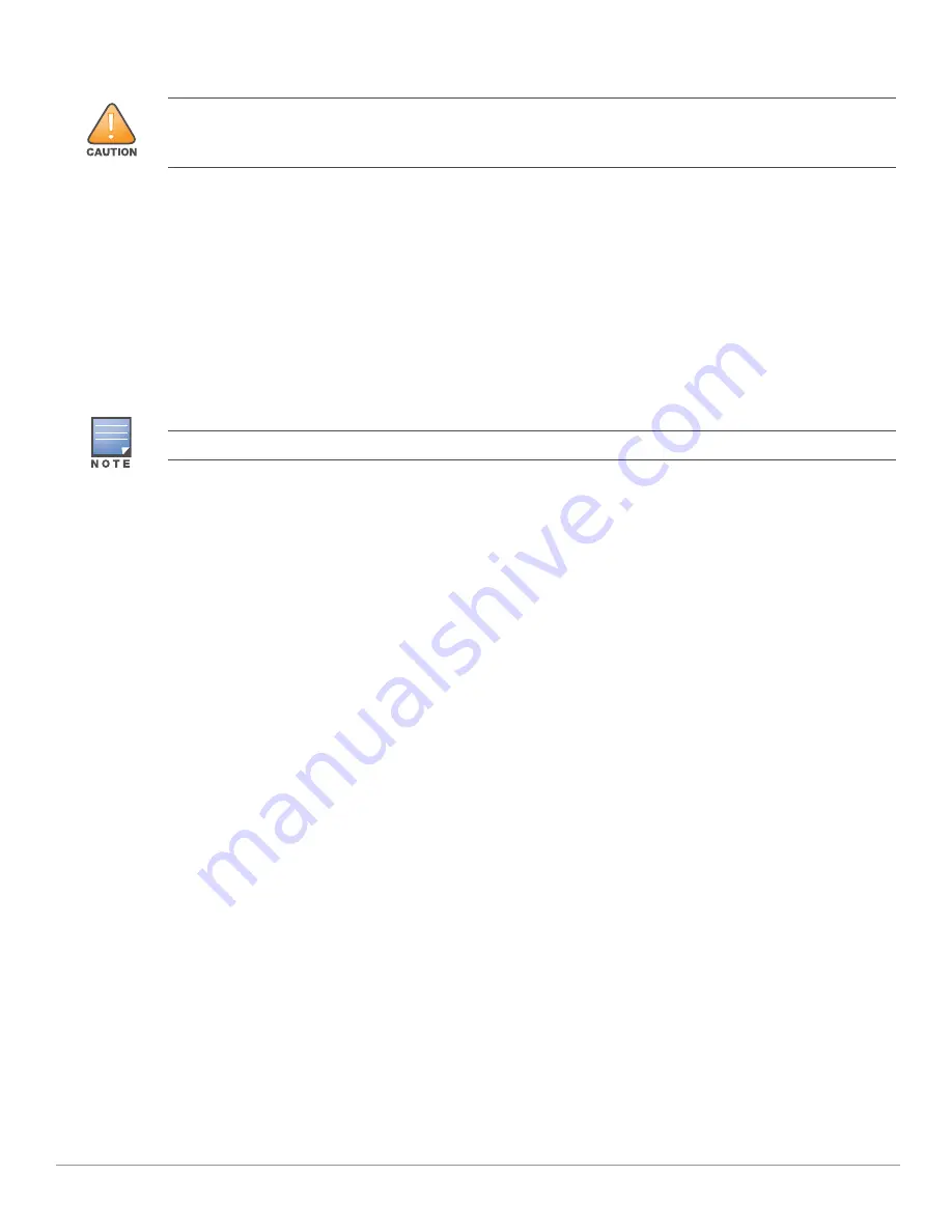 Aruba S3500-24P Installation Manual Download Page 42