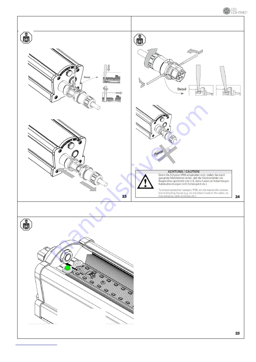 AS LED Lighting TGL Series Mounting Instructions Download Page 9