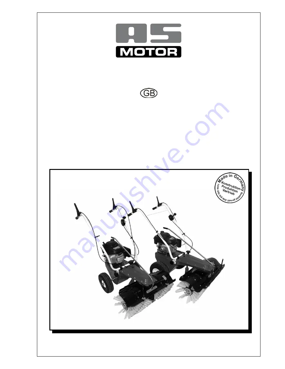 AS MOTOR AS 730 EcoBrush Owner'S Manual Download Page 1