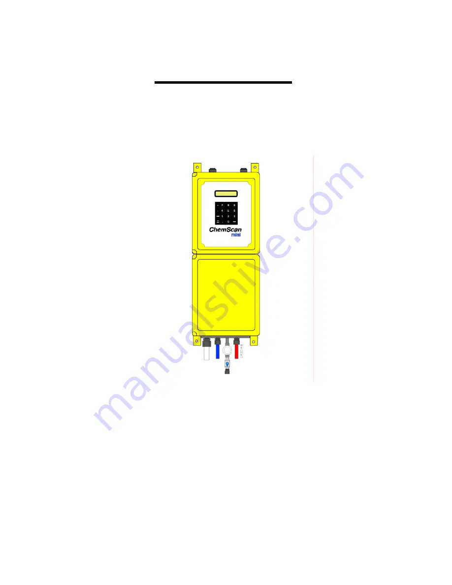 ASA Electronics ChemScan mini UV254 Скачать руководство пользователя страница 1