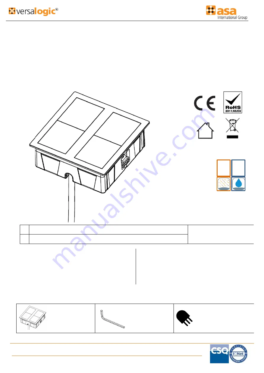 ASA Electronics VersaLogic VersaHIT Dual Скачать руководство пользователя страница 1