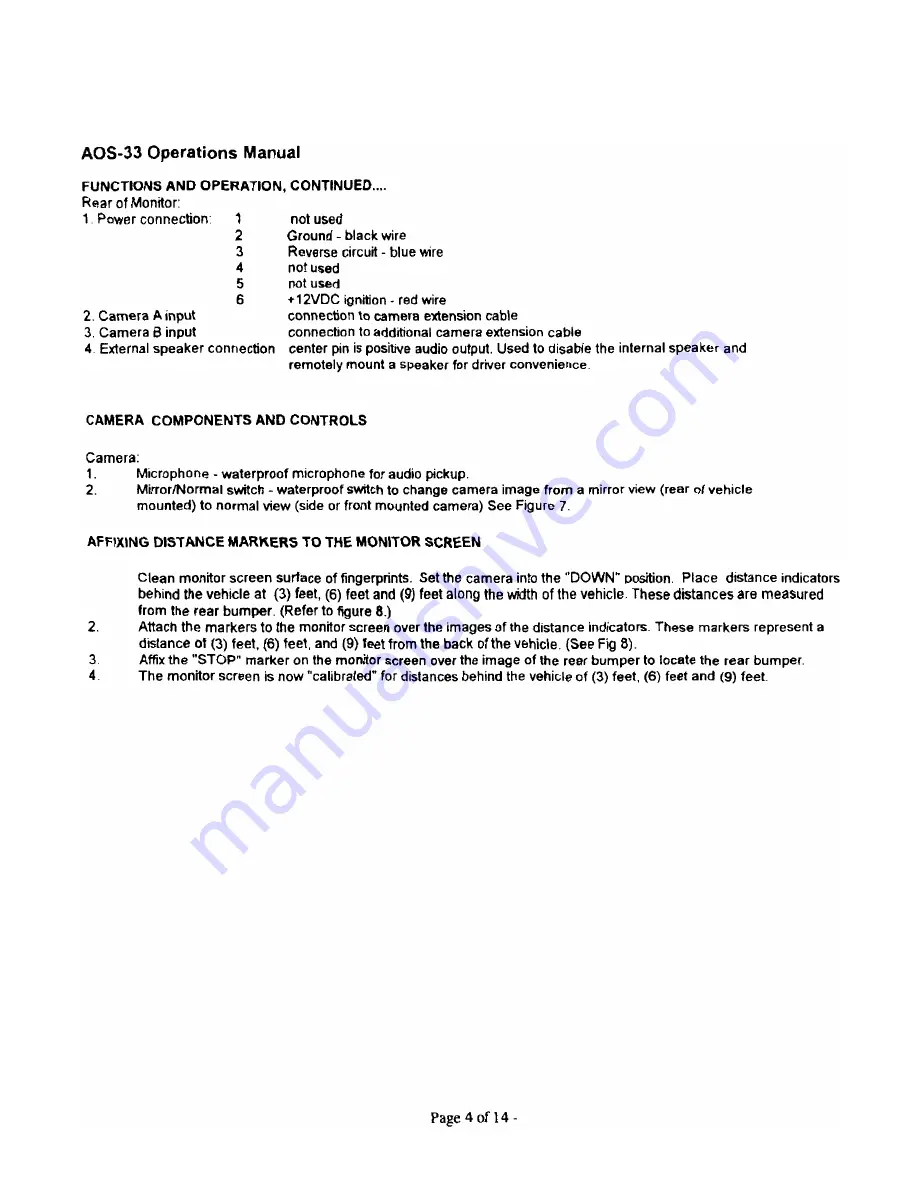 ASA Electronics Voyager AOS-33 User Manual Download Page 5