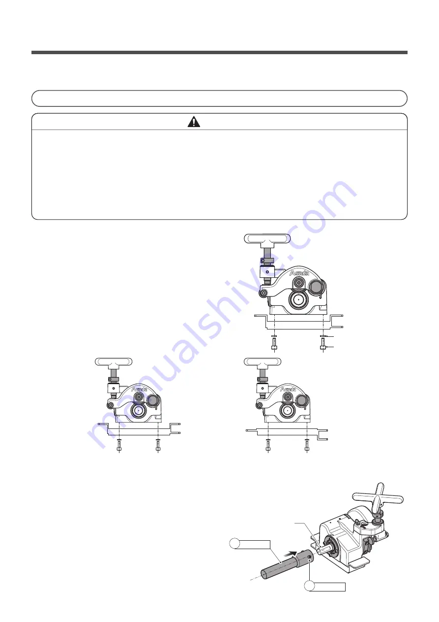 Asada ROLL GROOVER 640 Instruction Manual Download Page 9