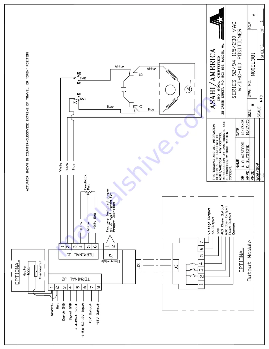 Asahi/America 94 Series Installation, Operation And Maintenance Manual Download Page 33