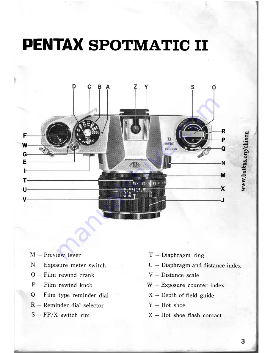 ASAHI Spotmatic II Скачать руководство пользователя страница 6