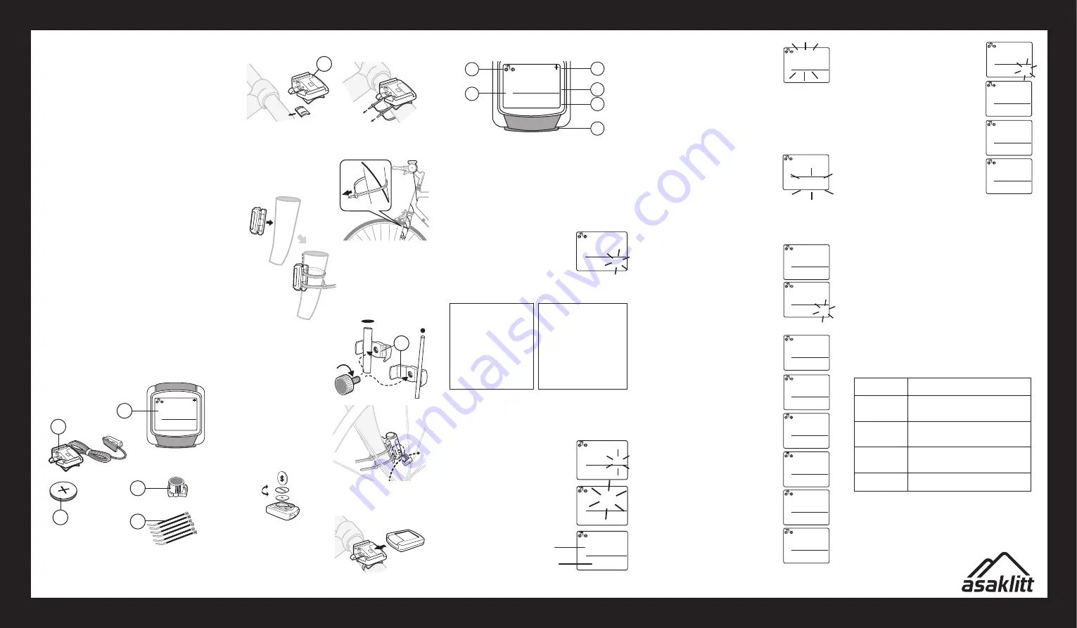 Asaklitt 401-SI21L Instruction Manual Download Page 1