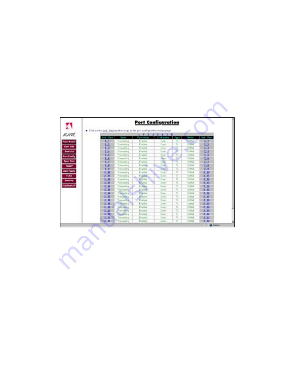 Asante IntraCore 3524 Series User Manual Download Page 58