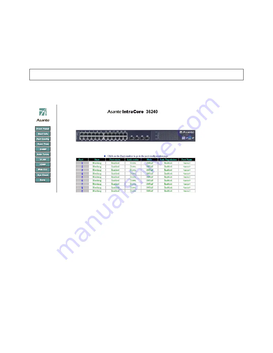 Asante IntraCore IC36240 Series Скачать руководство пользователя страница 74