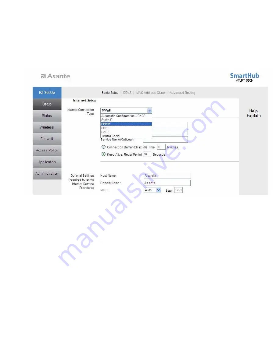 Asante SmartHub AWRT-550N User Manual Download Page 9