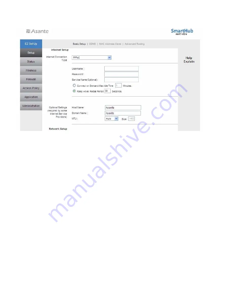 Asante SmartHub AWRT-550N User Manual Download Page 10