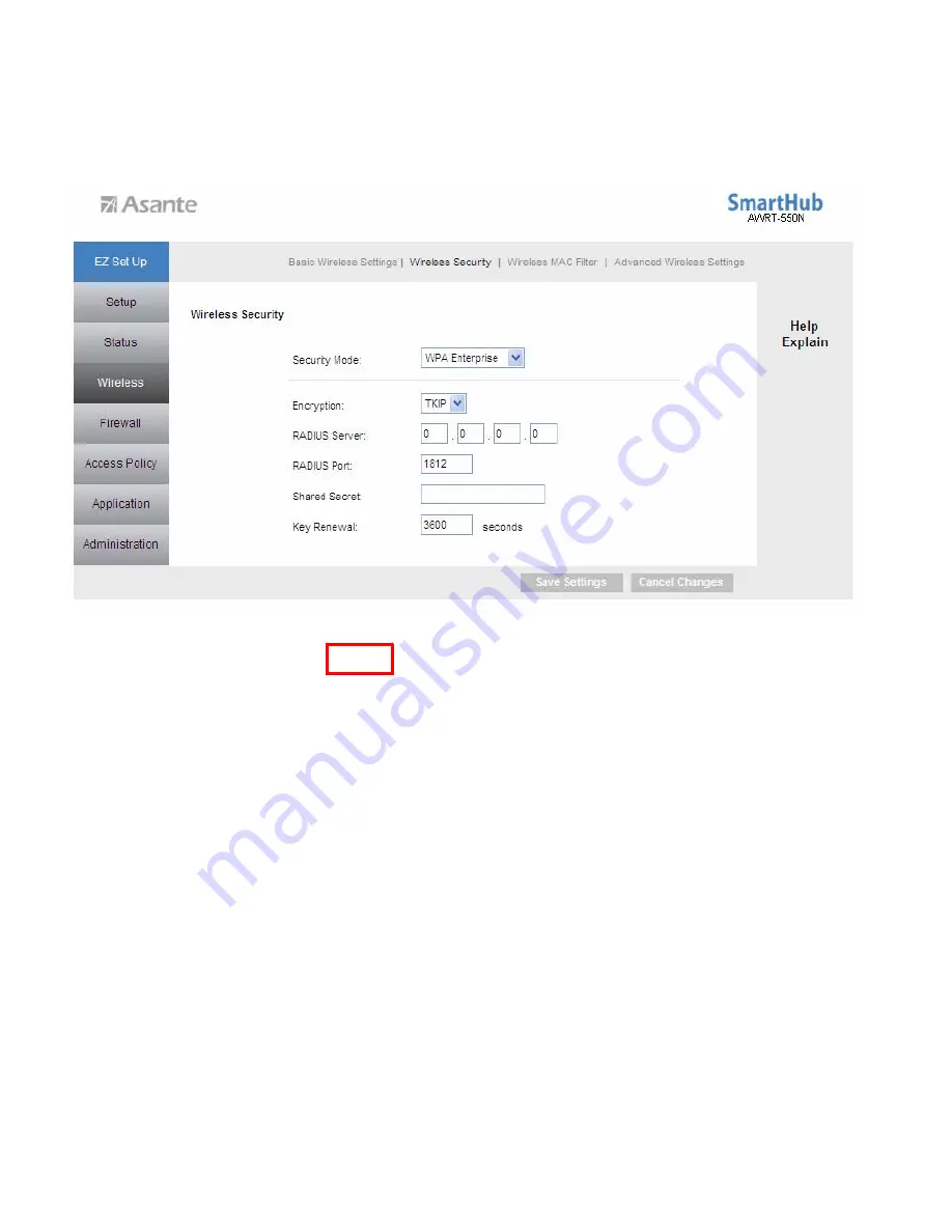 Asante SmartHub AWRT-550N User Manual Download Page 27