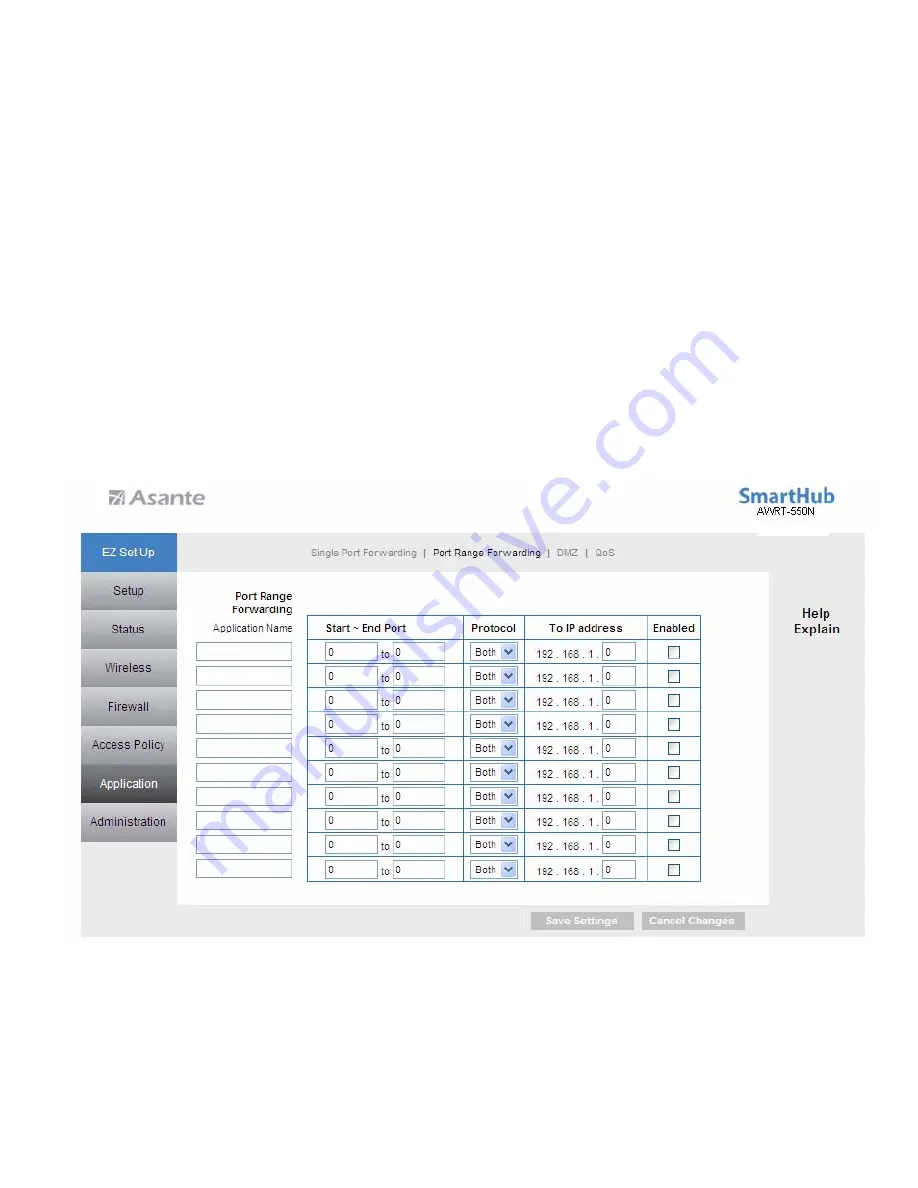 Asante SmartHub AWRT-550N Скачать руководство пользователя страница 40