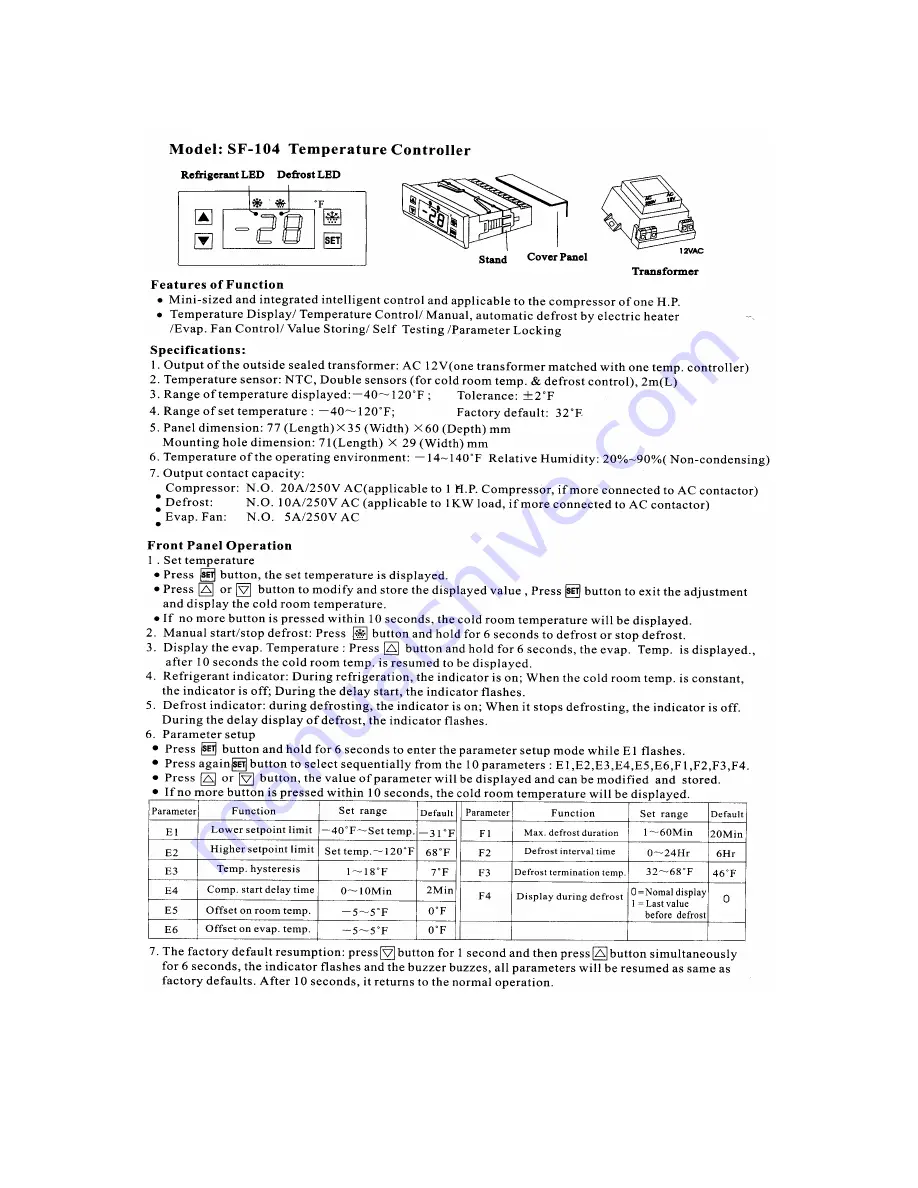 Ascend FD-23R Owner'S Manual Download Page 7