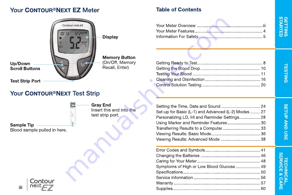 ASCENSIA Contour next EZ User Manual Download Page 3