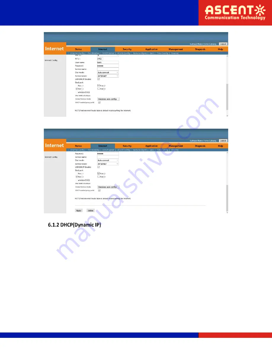 Ascent Communication Technology AP201C Series Скачать руководство пользователя страница 15